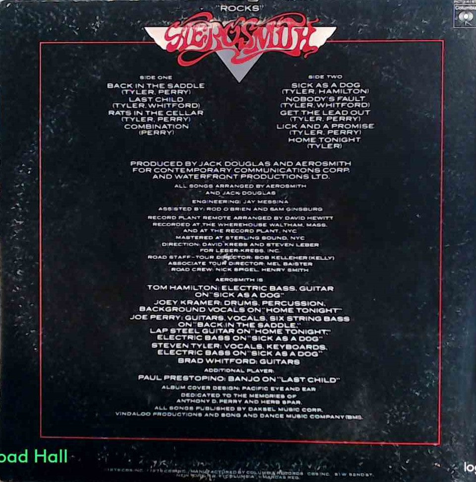 AEROSMITH Rocks Used Vinyl LP