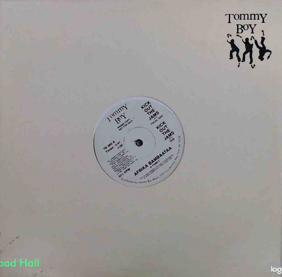 Afrika Bambaataa - Kick Out The Jams - 12 Inch Single Used Vinyl