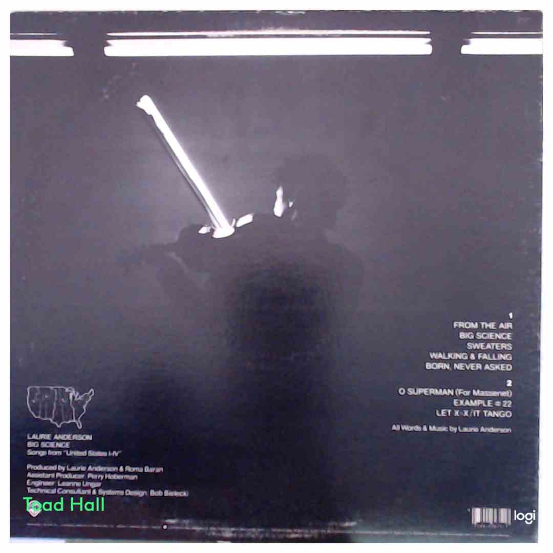 Laurie Anderson - Big Science - Used Vinyl