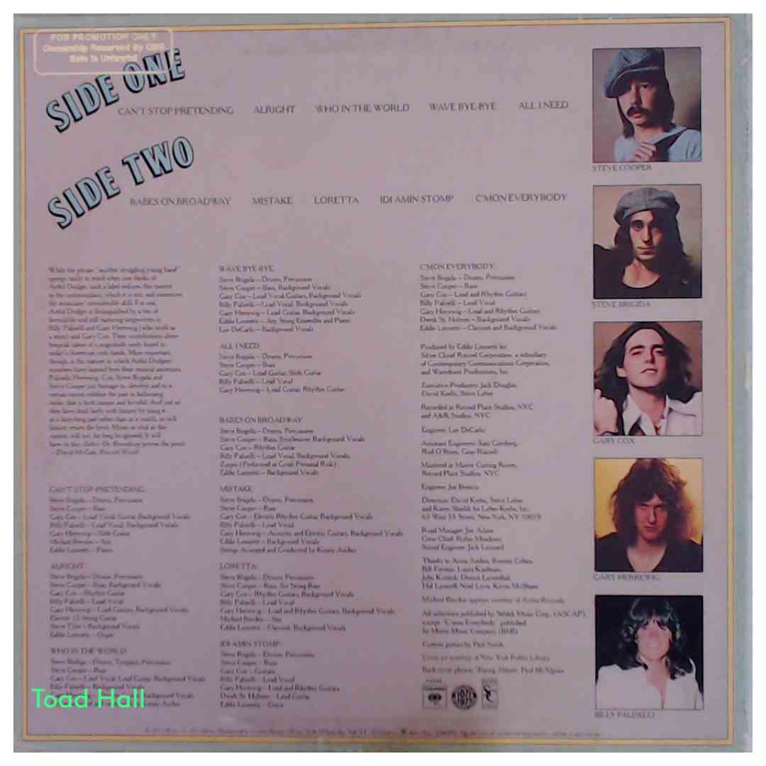 Artful Dodger - Babes On Broadway (Promo) - Used Vinyl