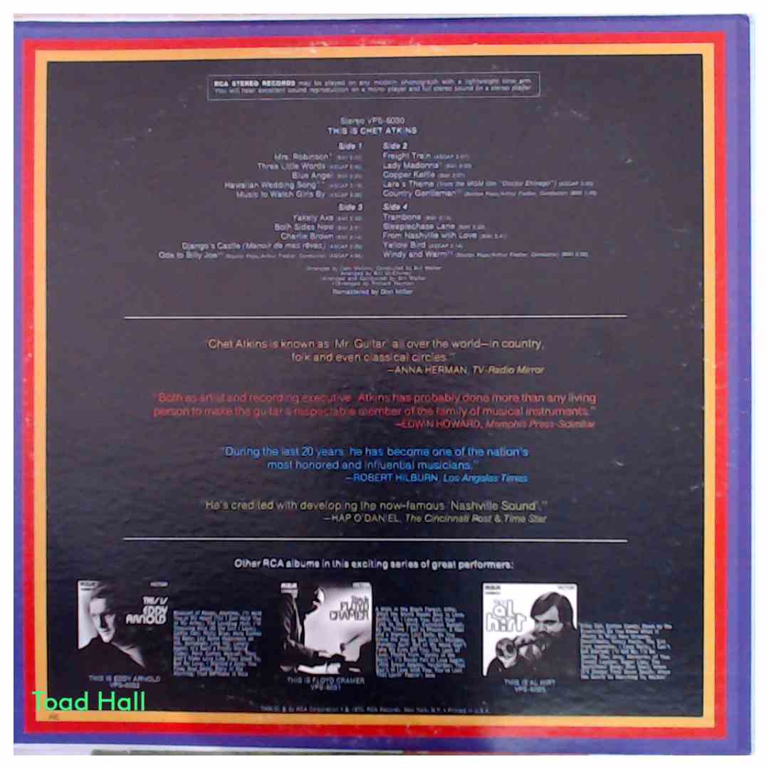 Chet Atkins - This Is Chet Atkins - 2 LP Set - Used Vinyl