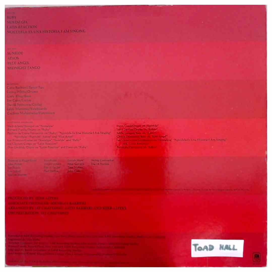 Gato Barbieri - Ruby, Ruby - Used Vinyl