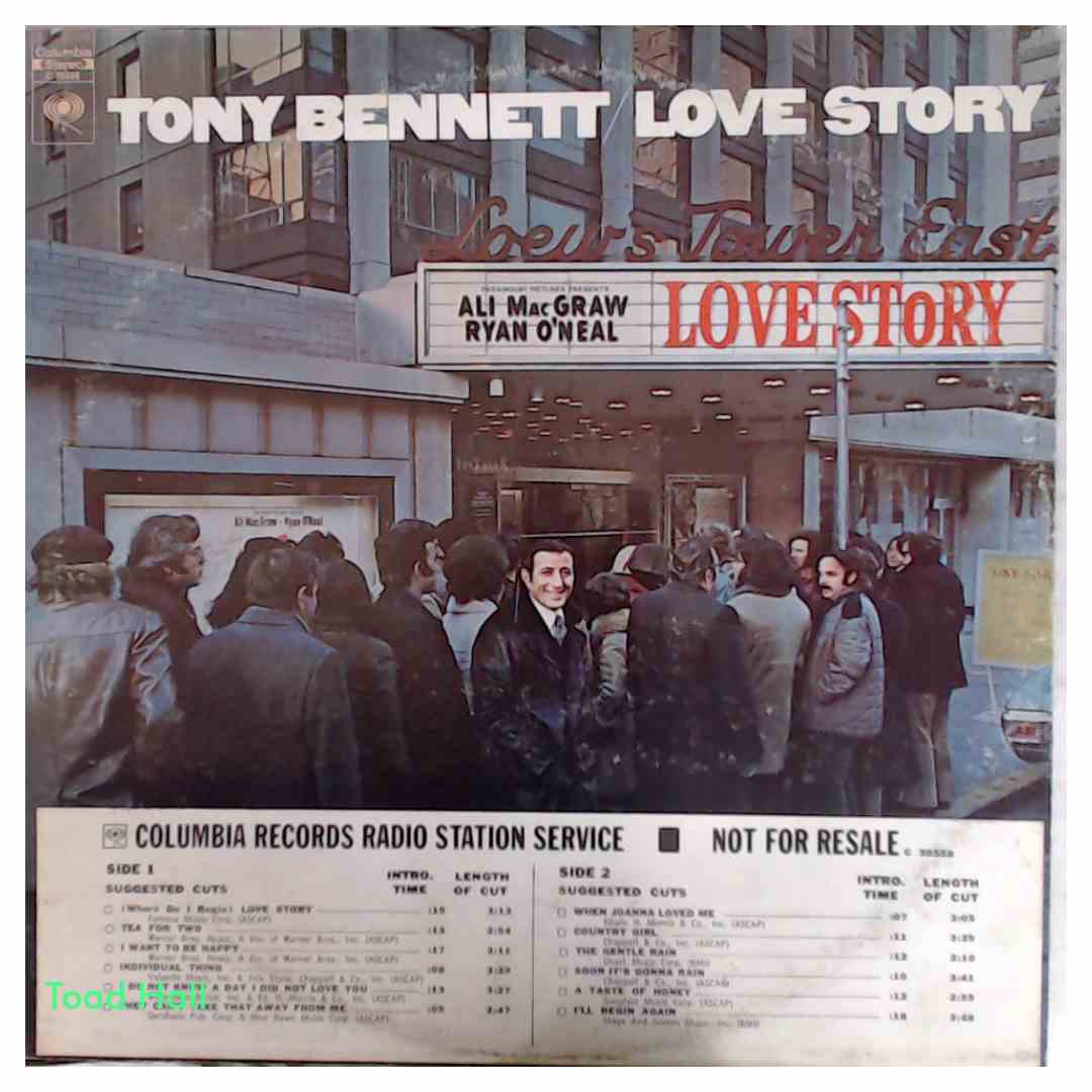 Tony Bennett - Love Story (Promo Cover) - Used Vinyl