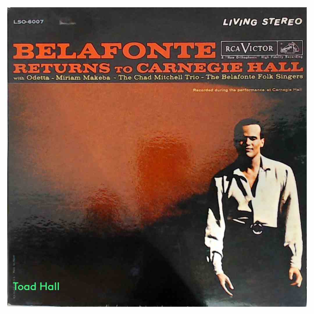 Harry Belafonte - Belafonte Returns To Carnegie Hall - Used Vinyl