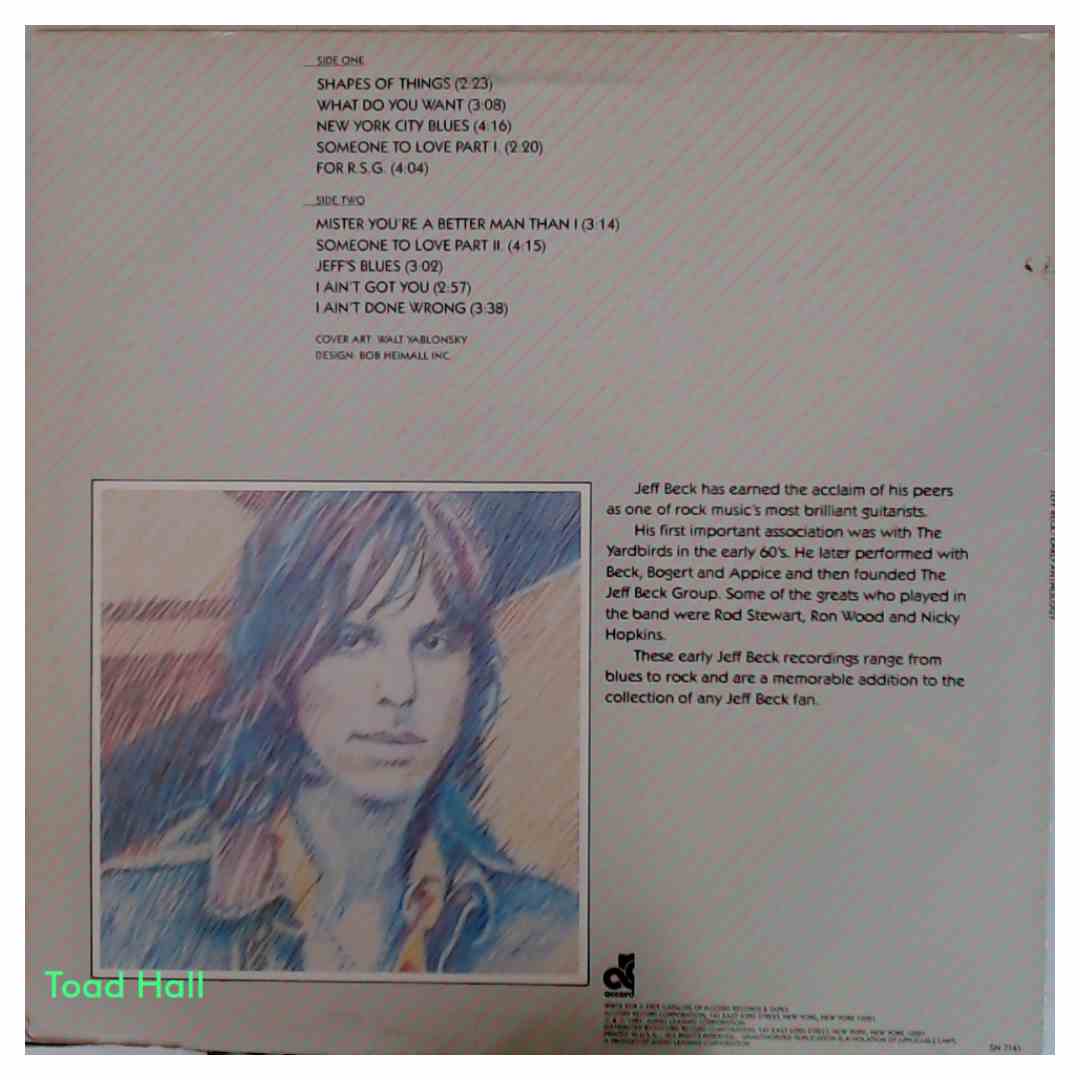 Jeff Beck - Early Anthology - Used Vinyl