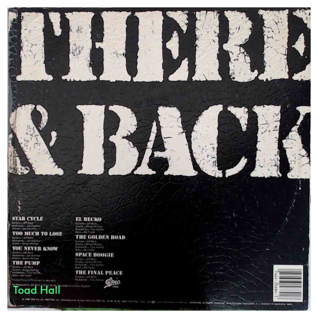 Jeff Beck - There and Back - Used Vinyl