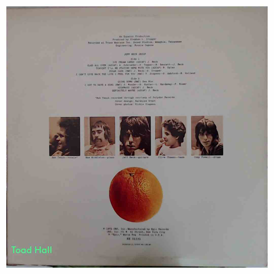 Jeff Beck -Jeff Beck Group - Used Vinyl