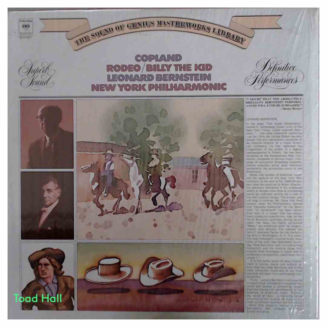 Leonard Bernstein/New York Philharmonic - Copland: Rodeo/Billy The Kid - Used Vinyl