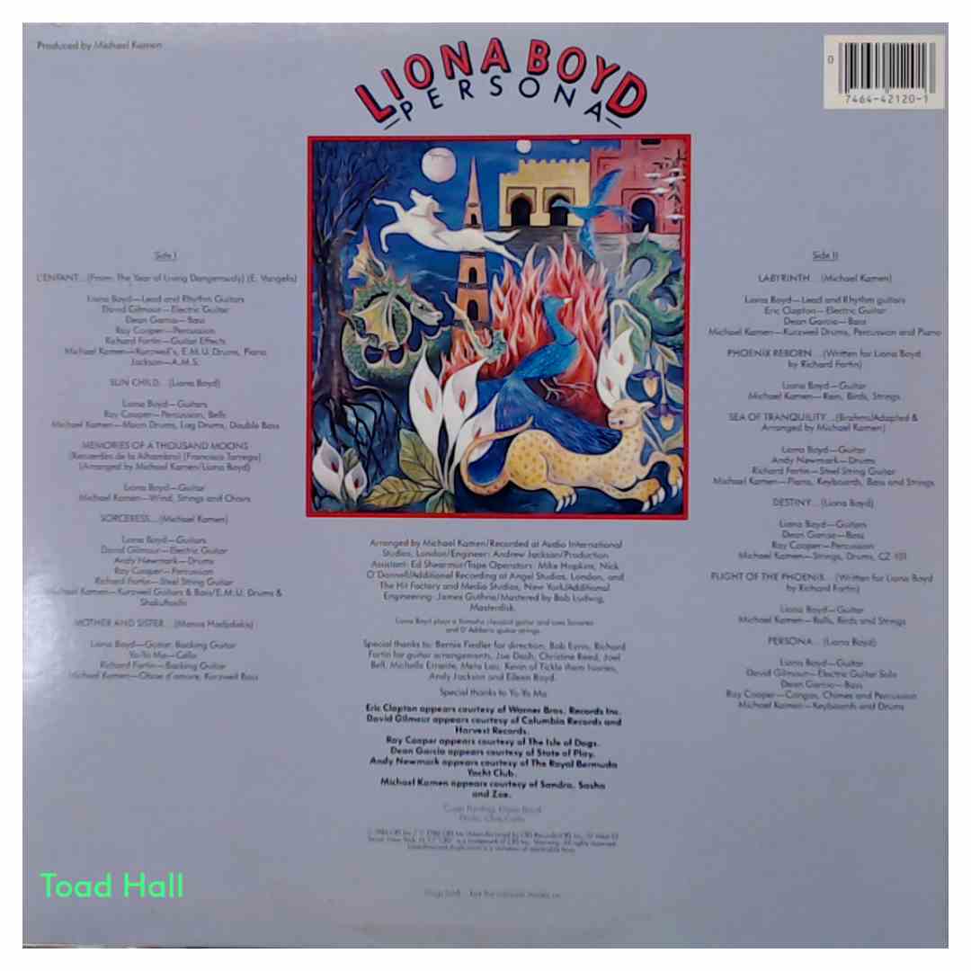 Liona Boyd - Persona - Used Vinyl