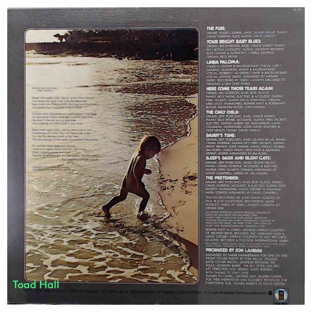 Jackson Browne - The Pretender - Used Vinyl