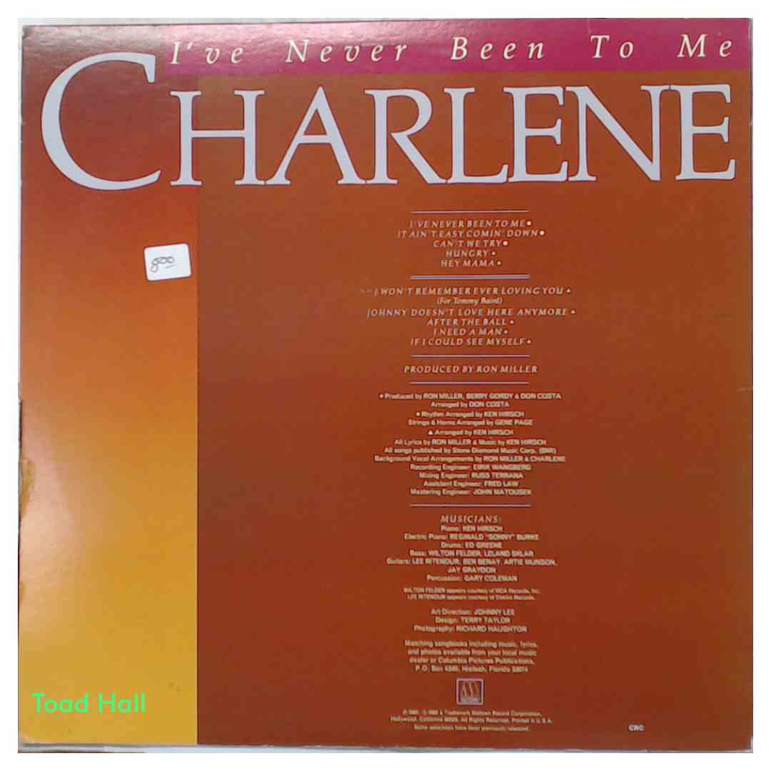 Charlene - I've Never Been To Me - Used Vinyl