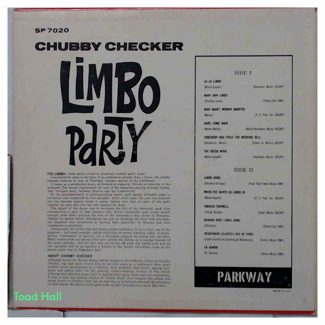 Chubby Checker - Limbo Party - Used Vinyl