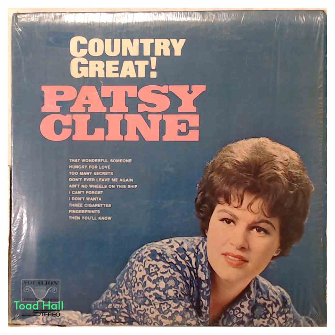 Patsy Cline - Country Great - Used Vinyl