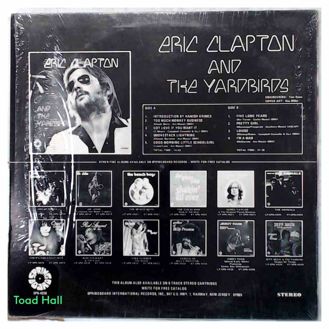Eric Clapton - Eric Clapton and The Yardbirds - Used Vinyl