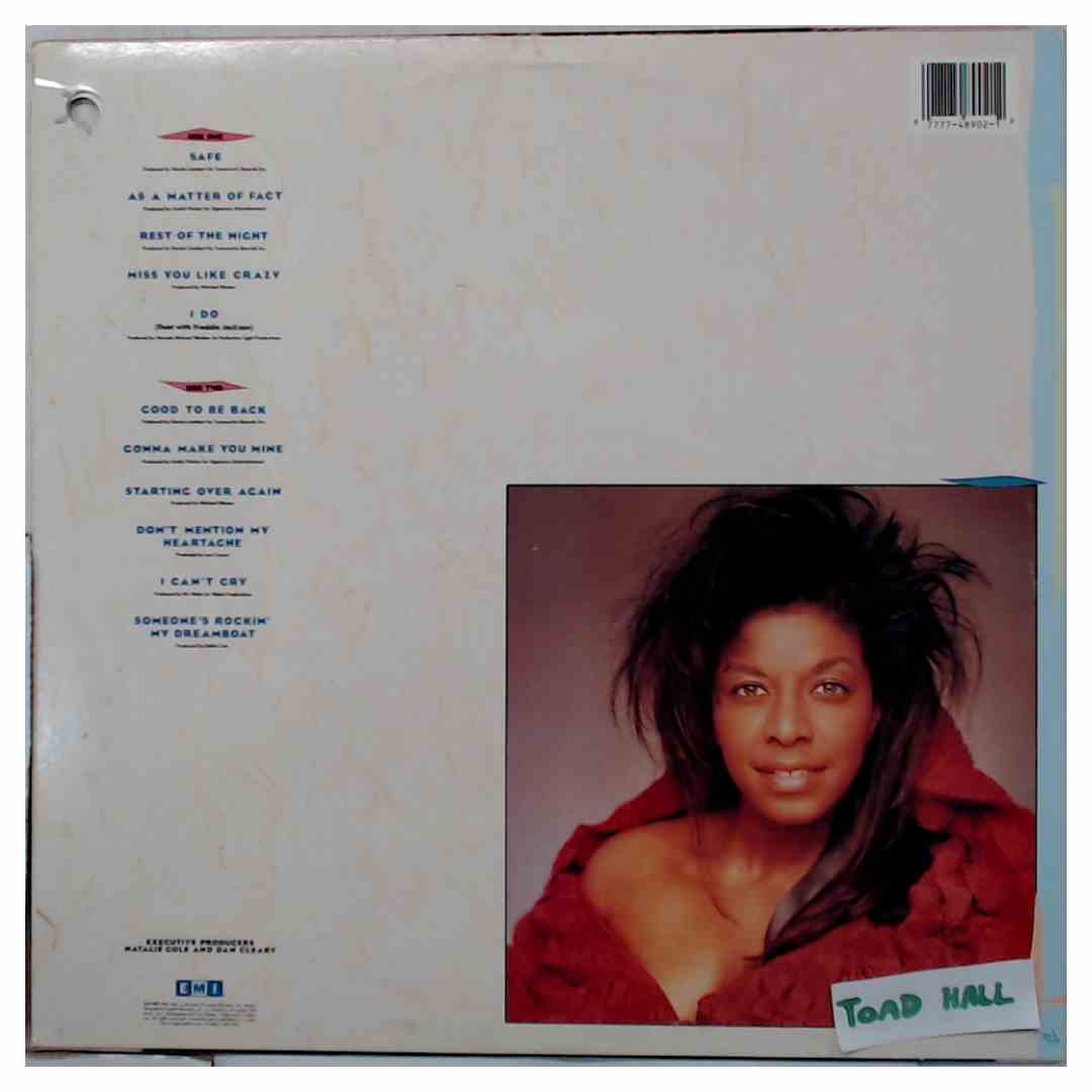 Natalie Cole - Good To Be Back - Used Vinyl