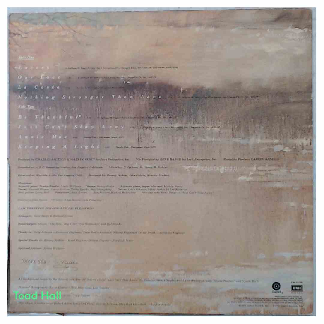 Natalie Cole - Thankful - Used Vinyl