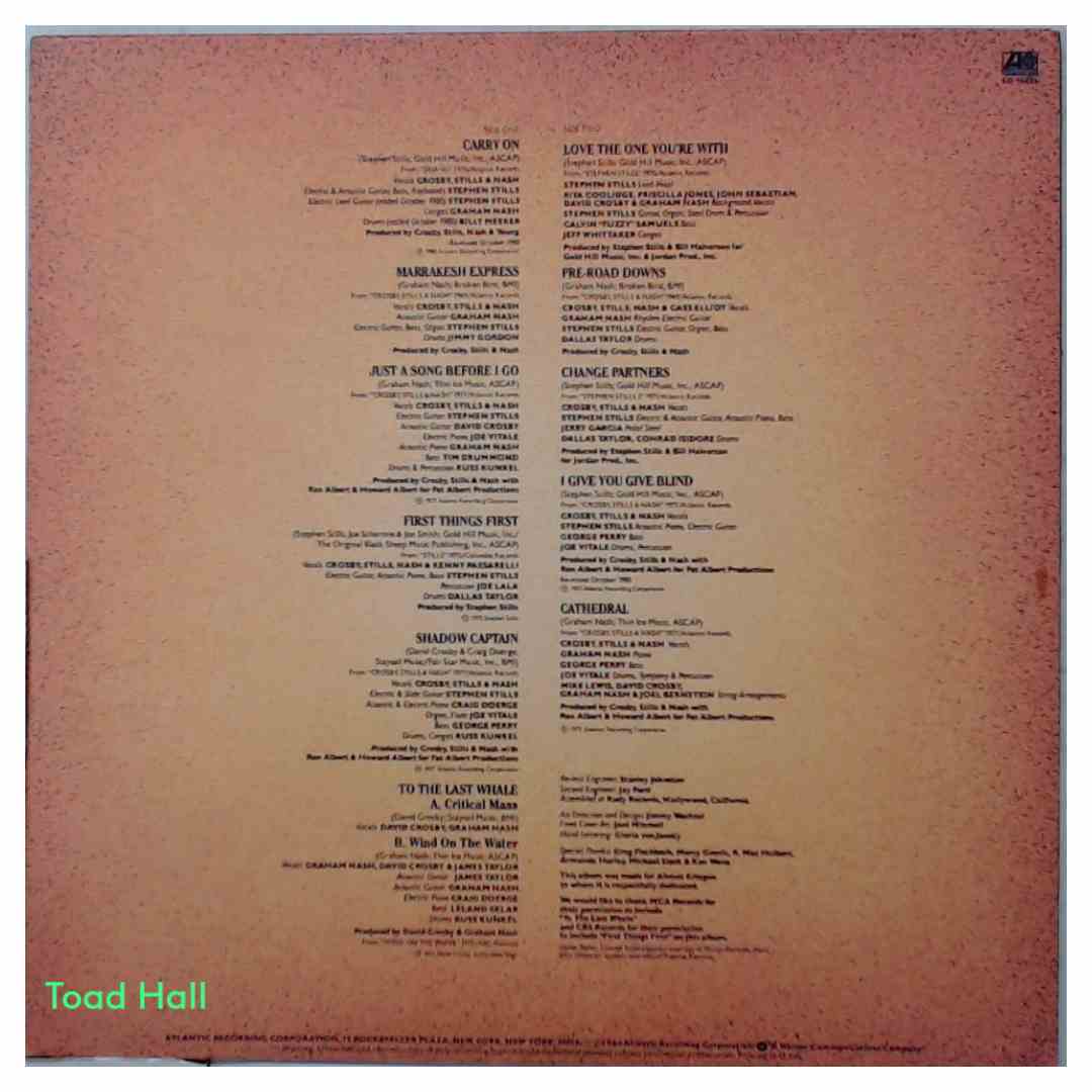 Crosby, Stillls & Nash - Replay - Used Vinyl