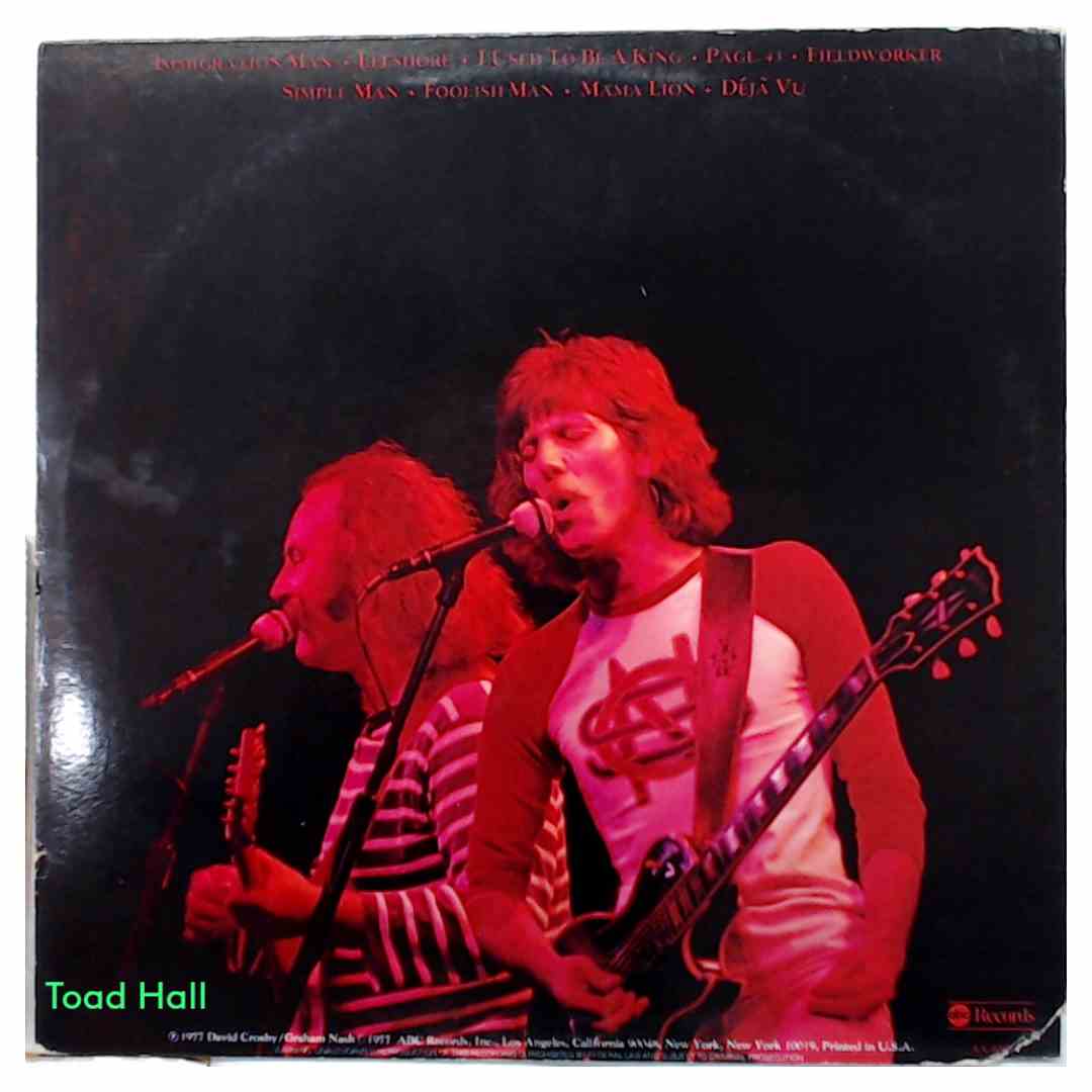 Crosby-Nash - Live - Used Vinyl
