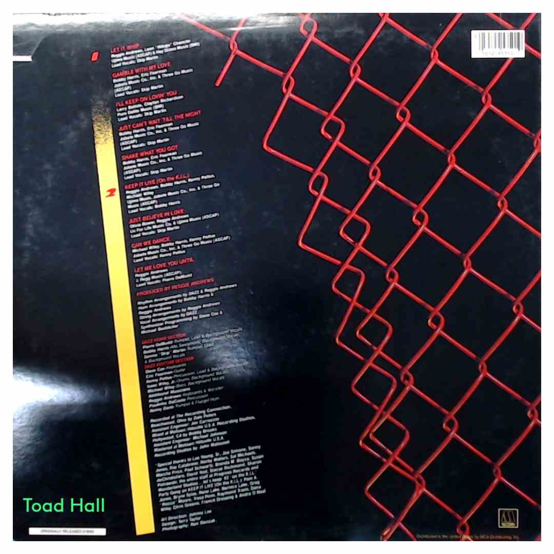 Dazz Band Keep It Live Used Vinyl LP