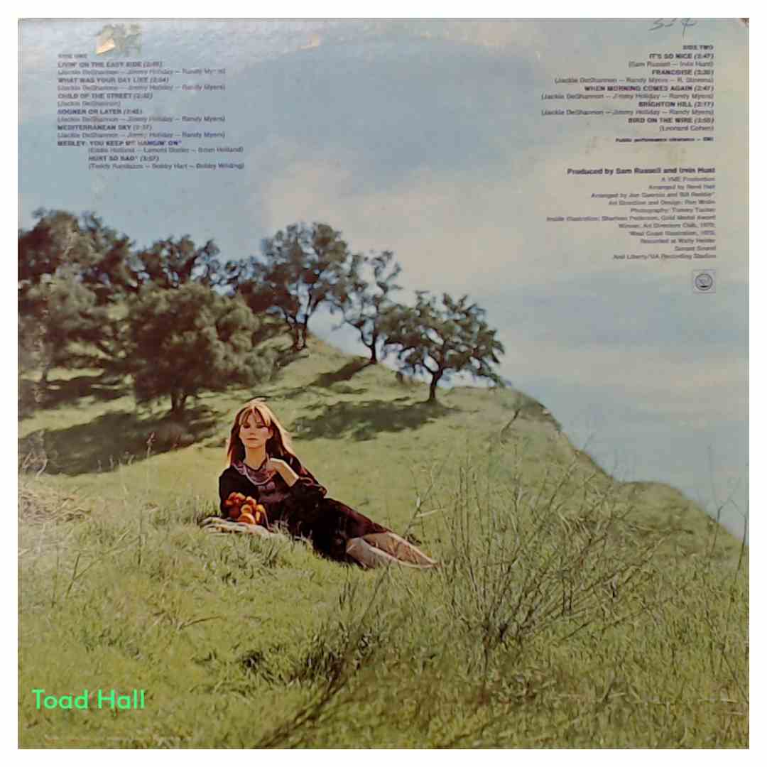Jackie DeShannon - To Be Free - Used Vinyl