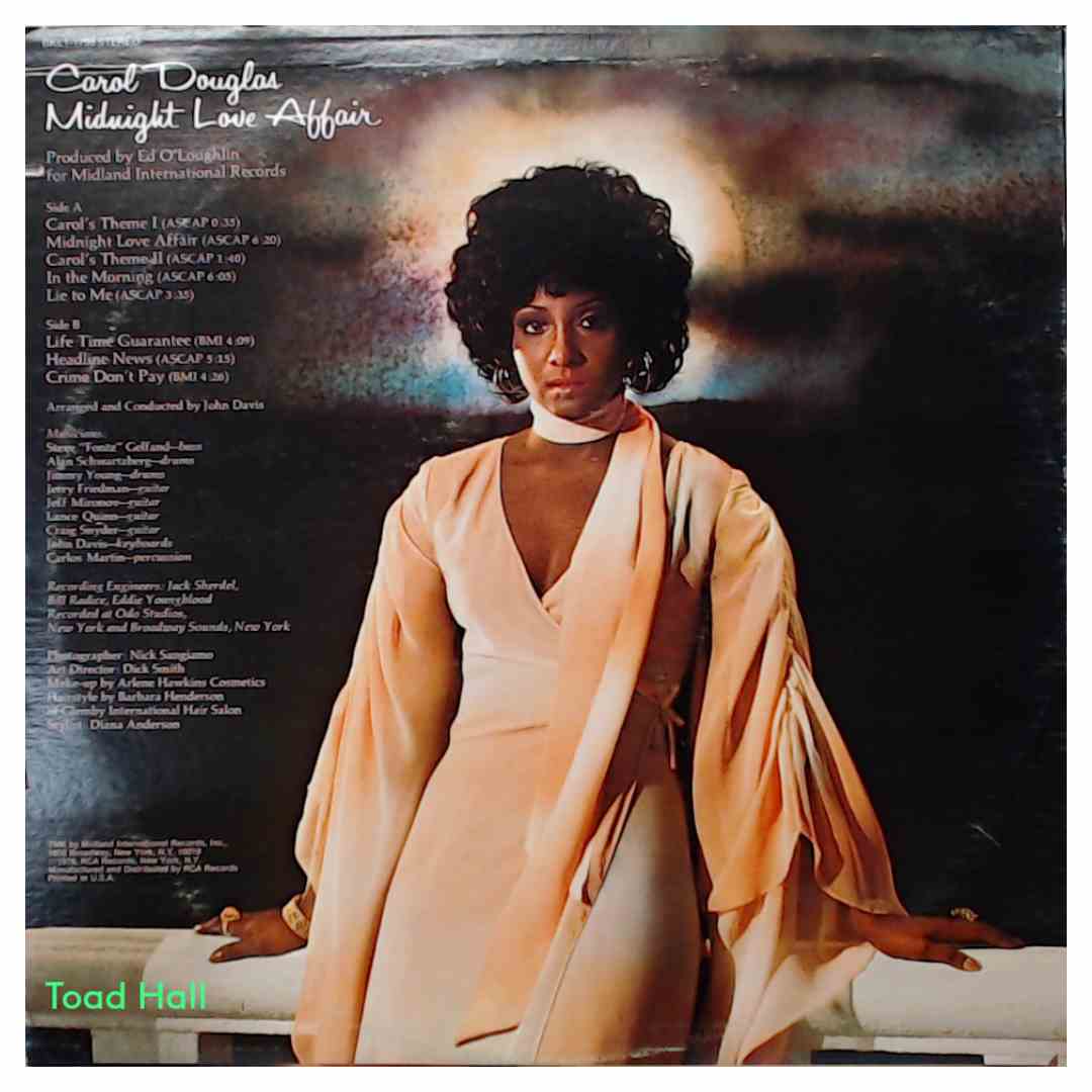 Carol Douglas - Midnight Love Affair - Used Vinyl