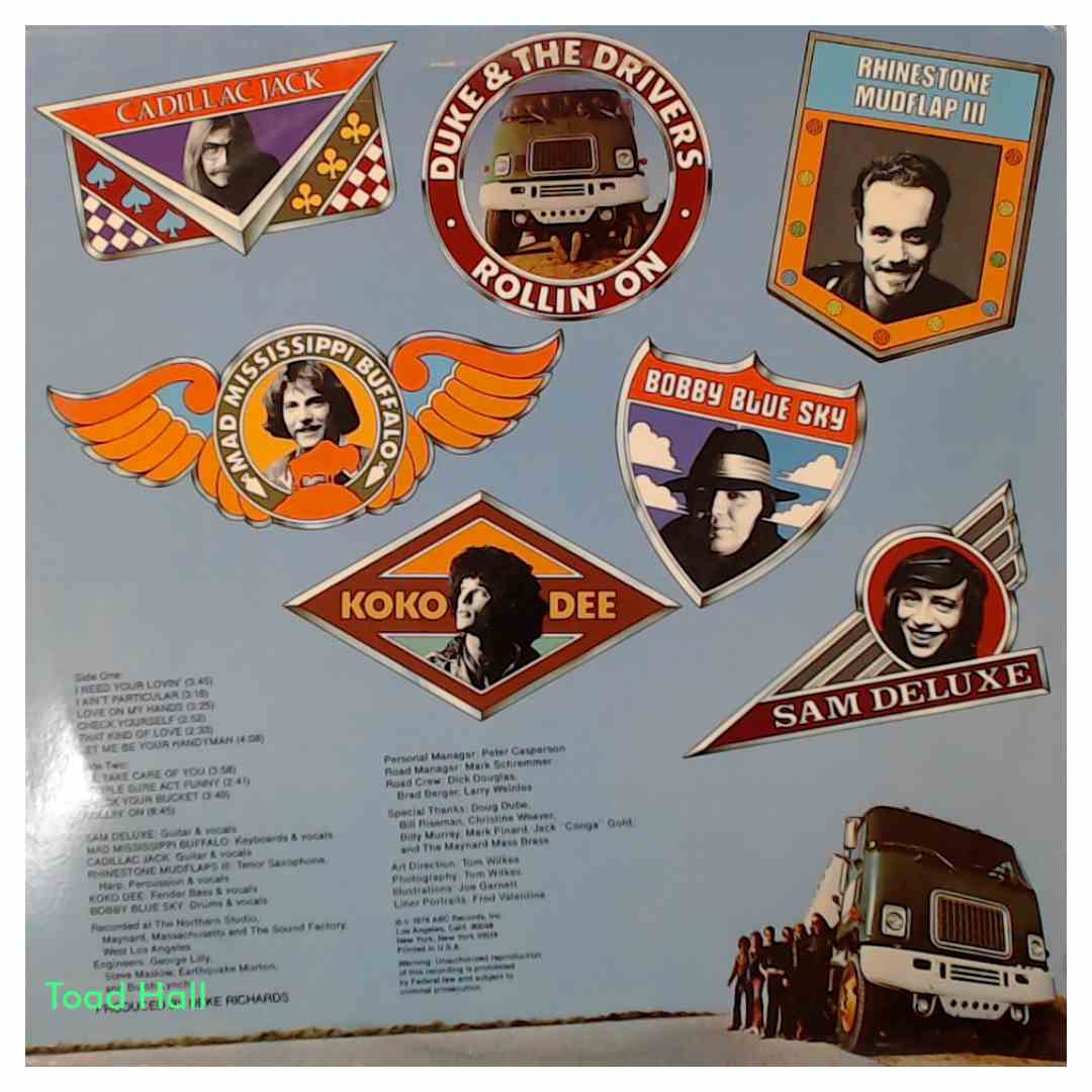 Duke & The Drivers - Rollin' On - Used Vinyl