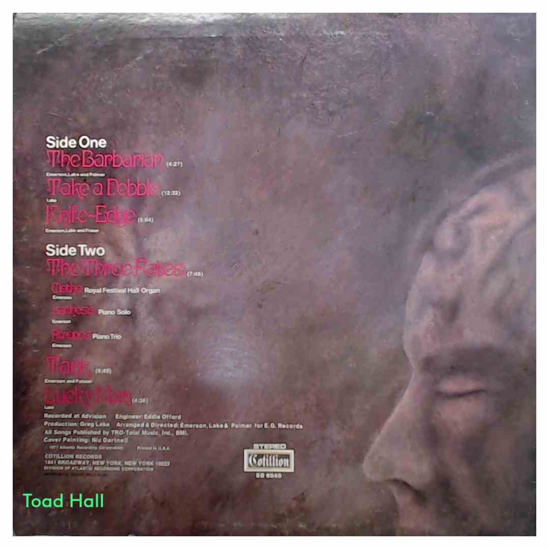 Emerson, Lake & Palmer Used Vinyl LP