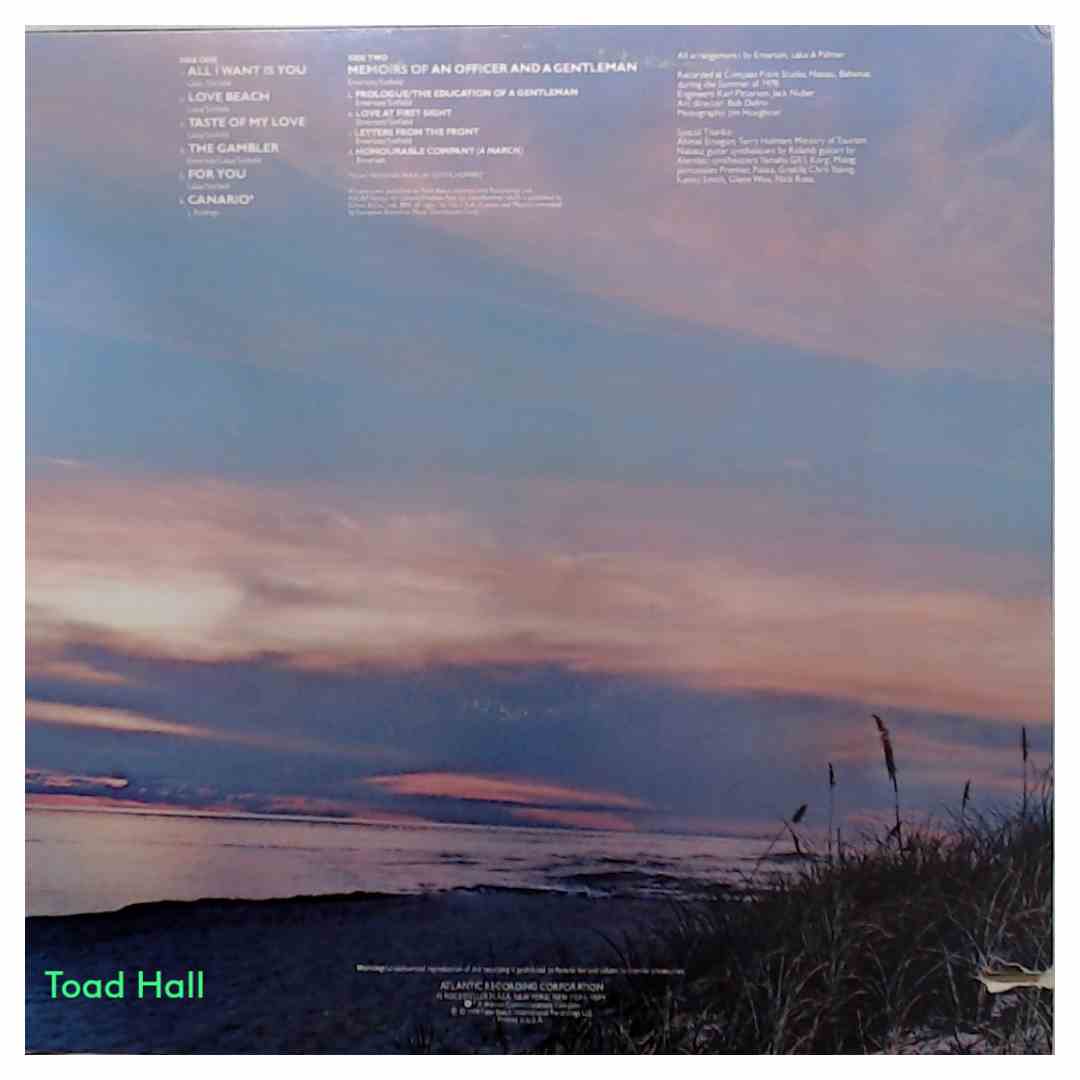 Emerson Lake & Palmer - Love Beach w/Insert - Used Vinyl