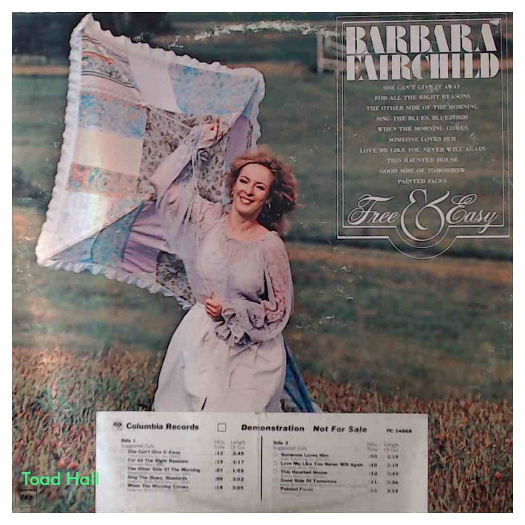 Barbara Fairchild - Free & Easy (Promo) - Used Vinyl