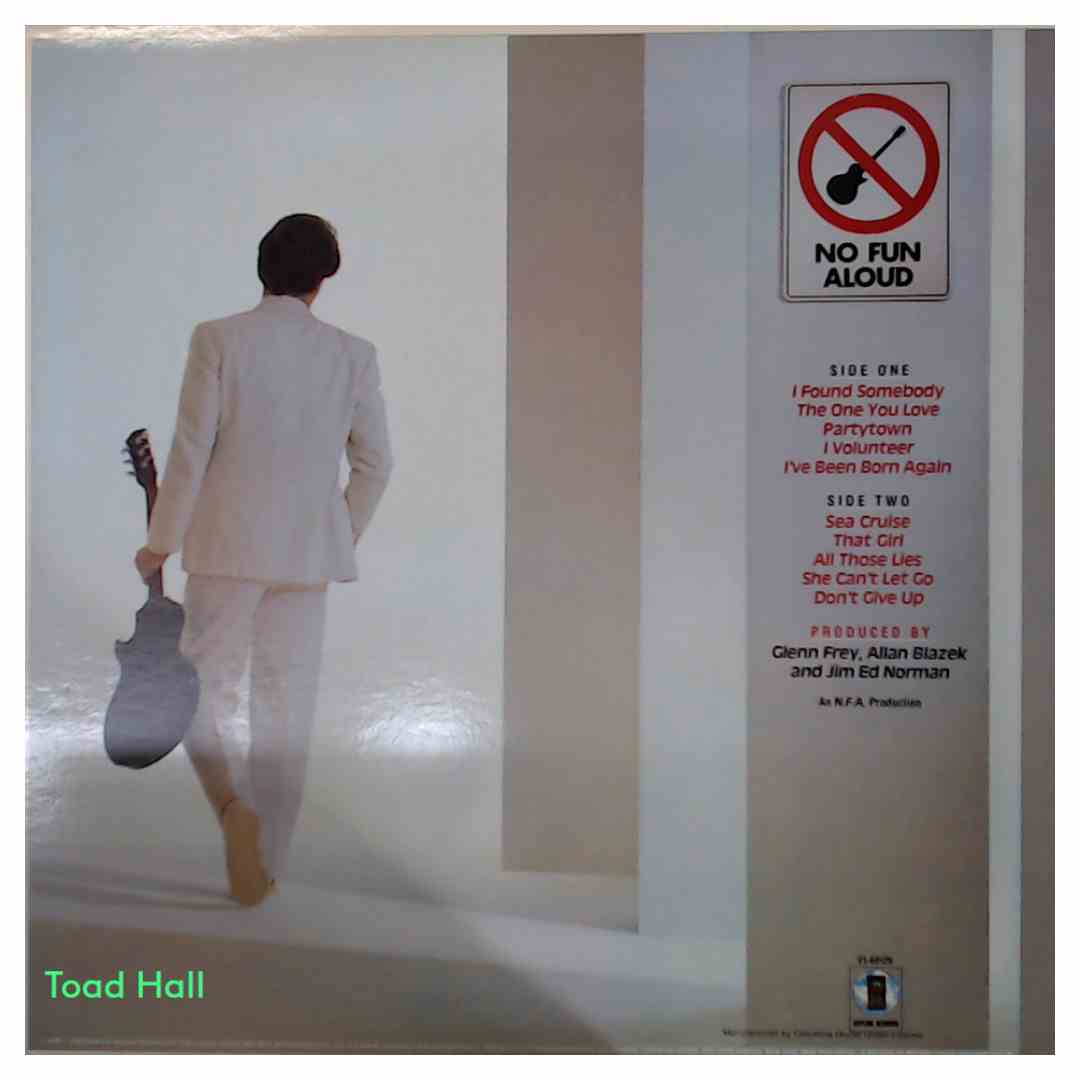 Glenn Frey No Fun Aloud Used Vinyl LP