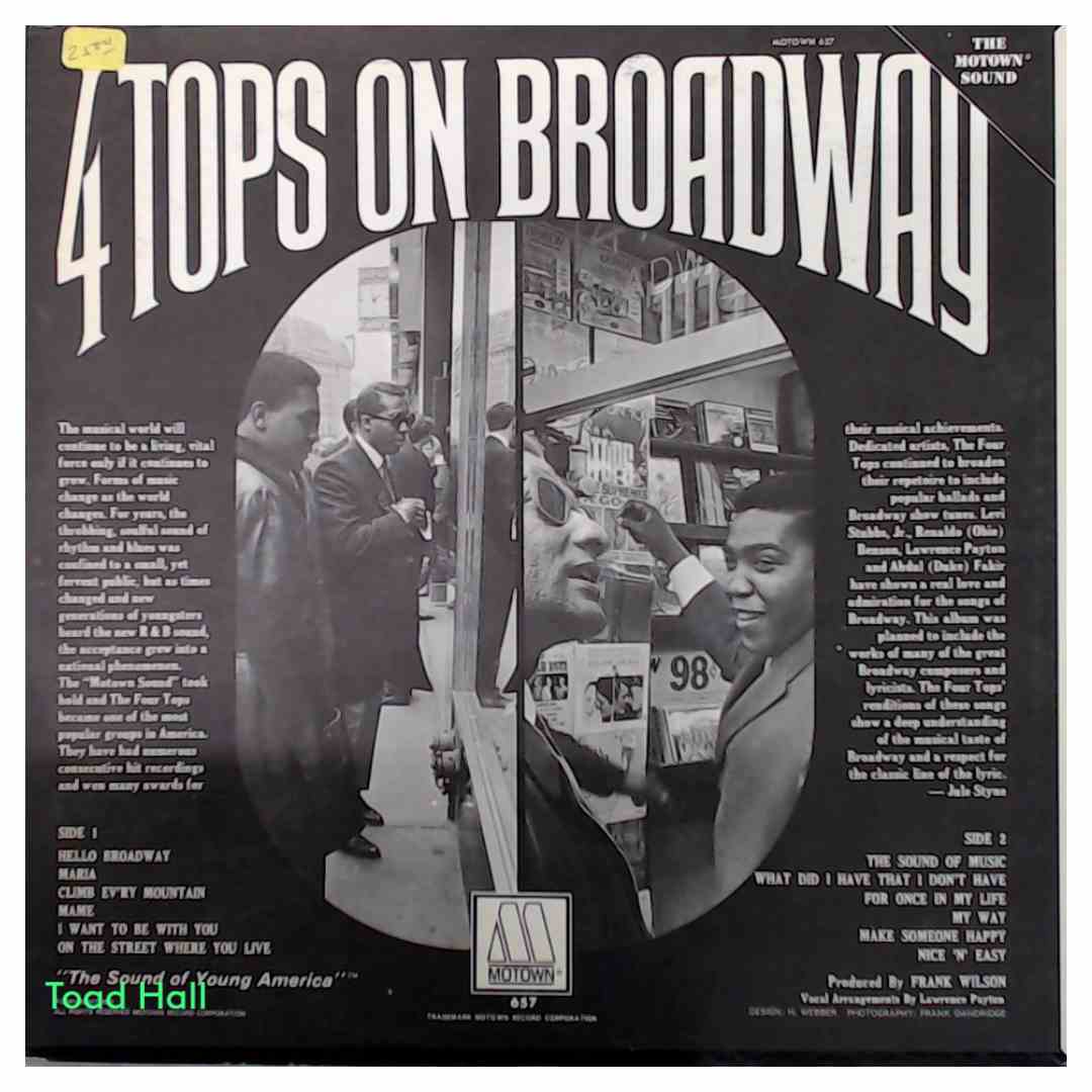 Four Tops - On Broadway - Used Vinyl