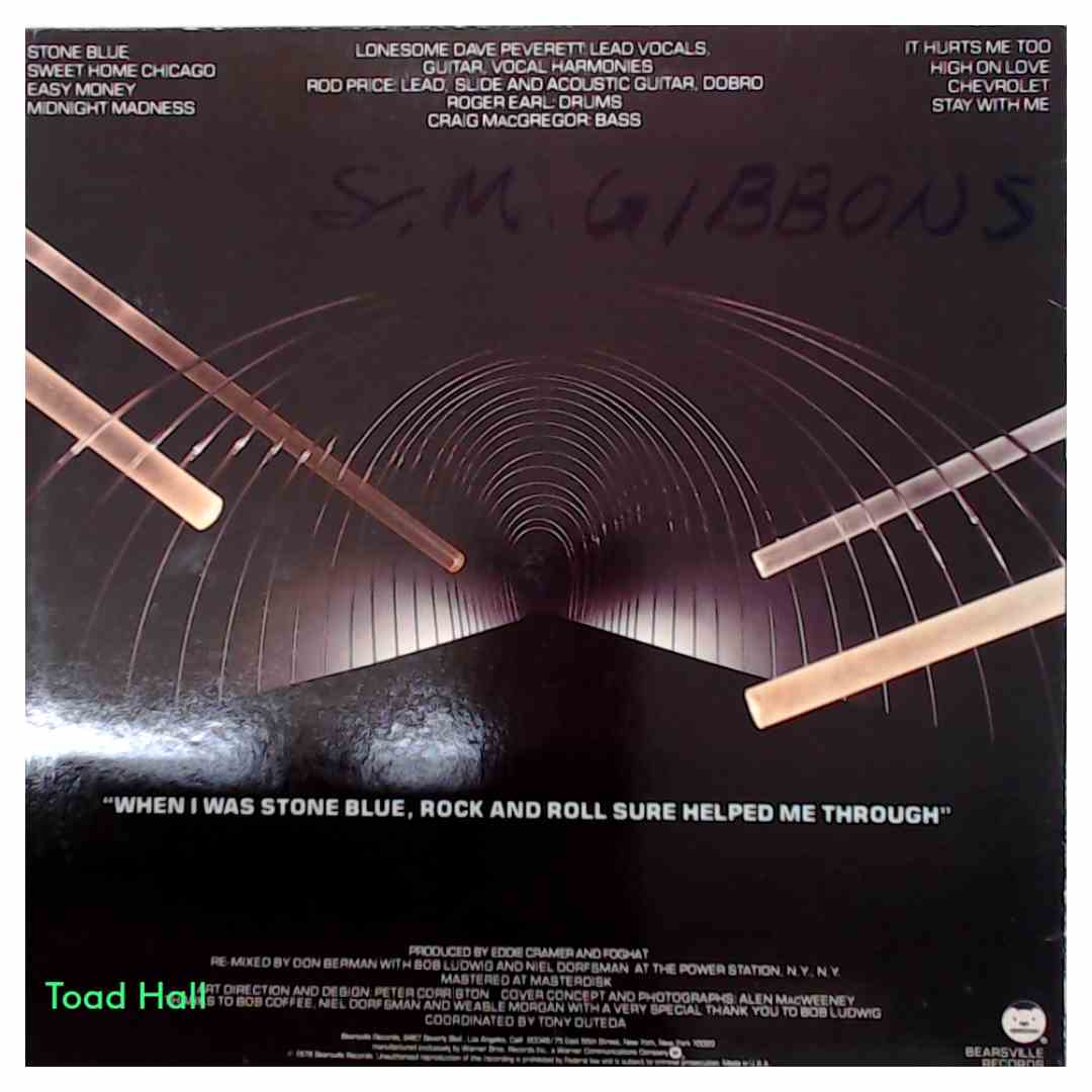 Foghat - Stone Blue - Used Vinyl