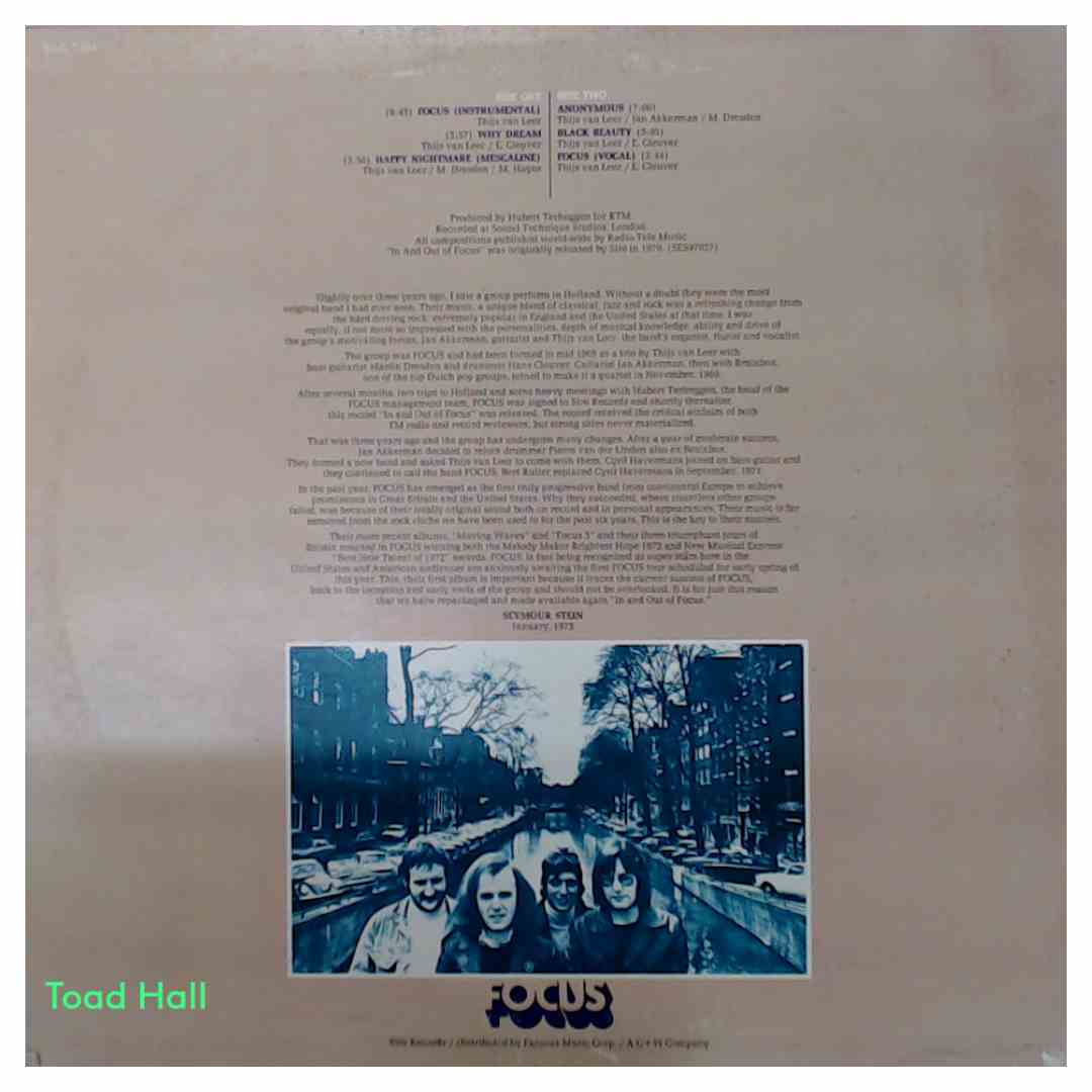 Focus - In and Out of - Used Vinyl