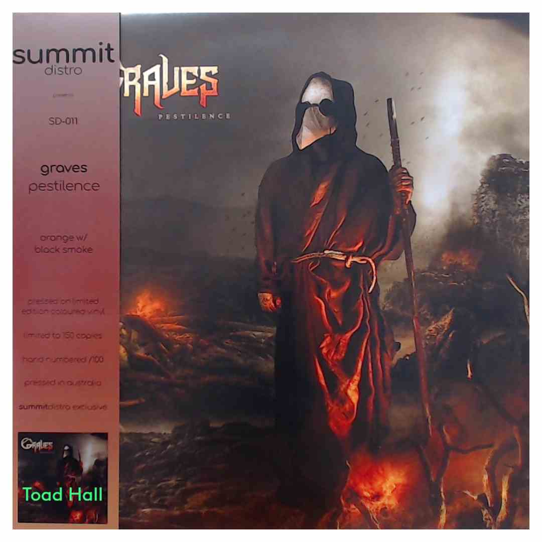 Graves - Pestilence (Orange Translucent W/ Black Smoke Vinyl) - Used Vinyl