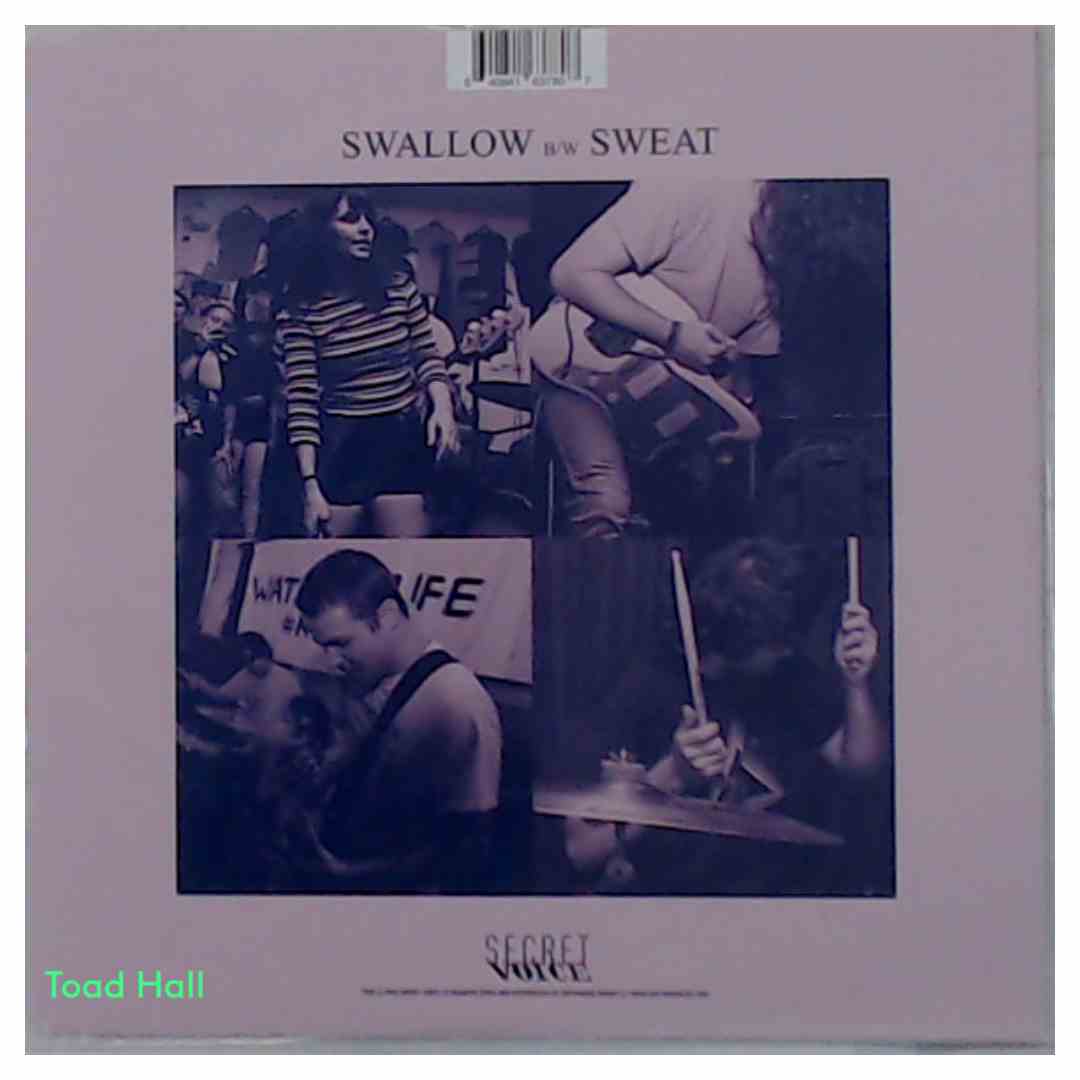 Gouge Away - Swallow B/w Sweat 7 Inch Pink Swirl Vinyl - Used Vinyl