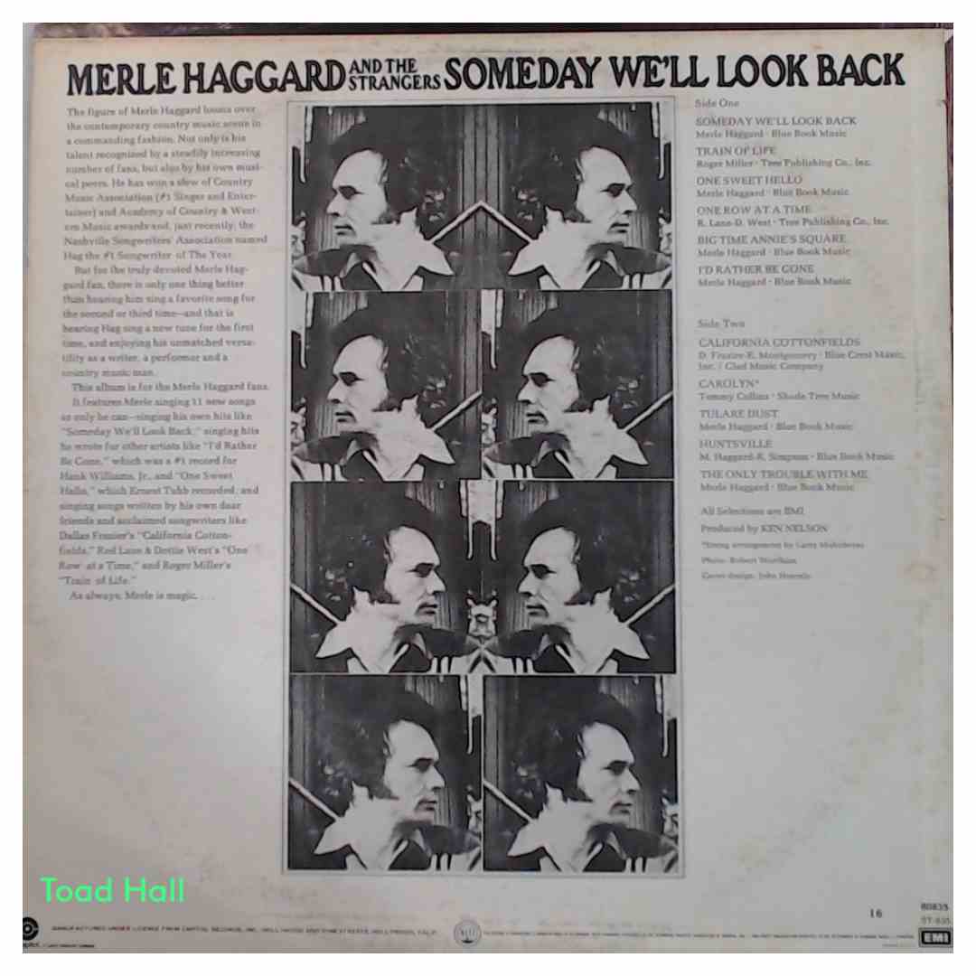 Merle Haggard - Someday We'll Look Back - Used Vinyl