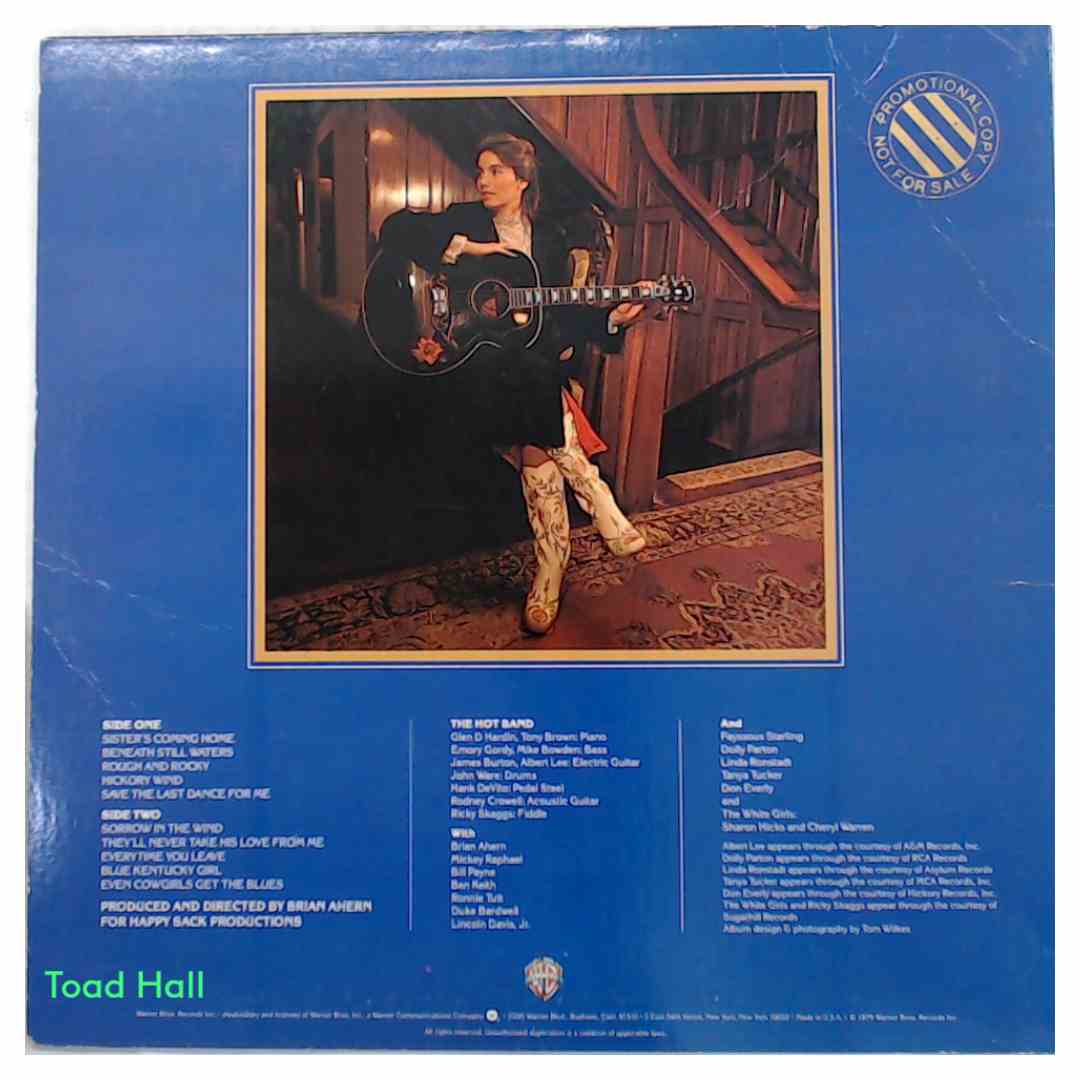Emmylou Harris - Blue Kentucky Girl (Promo Cover) - Used Vinyl