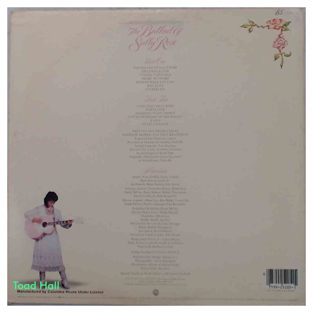 Emmylou Harris - The Ballad Of Sally Rose - Used Vinyl