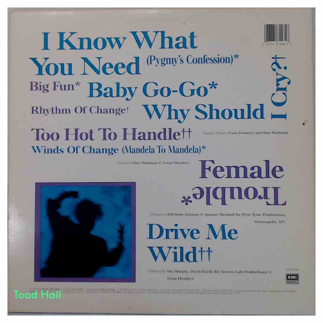 Nona Hendryx - Female Trouble - Used Vinyl