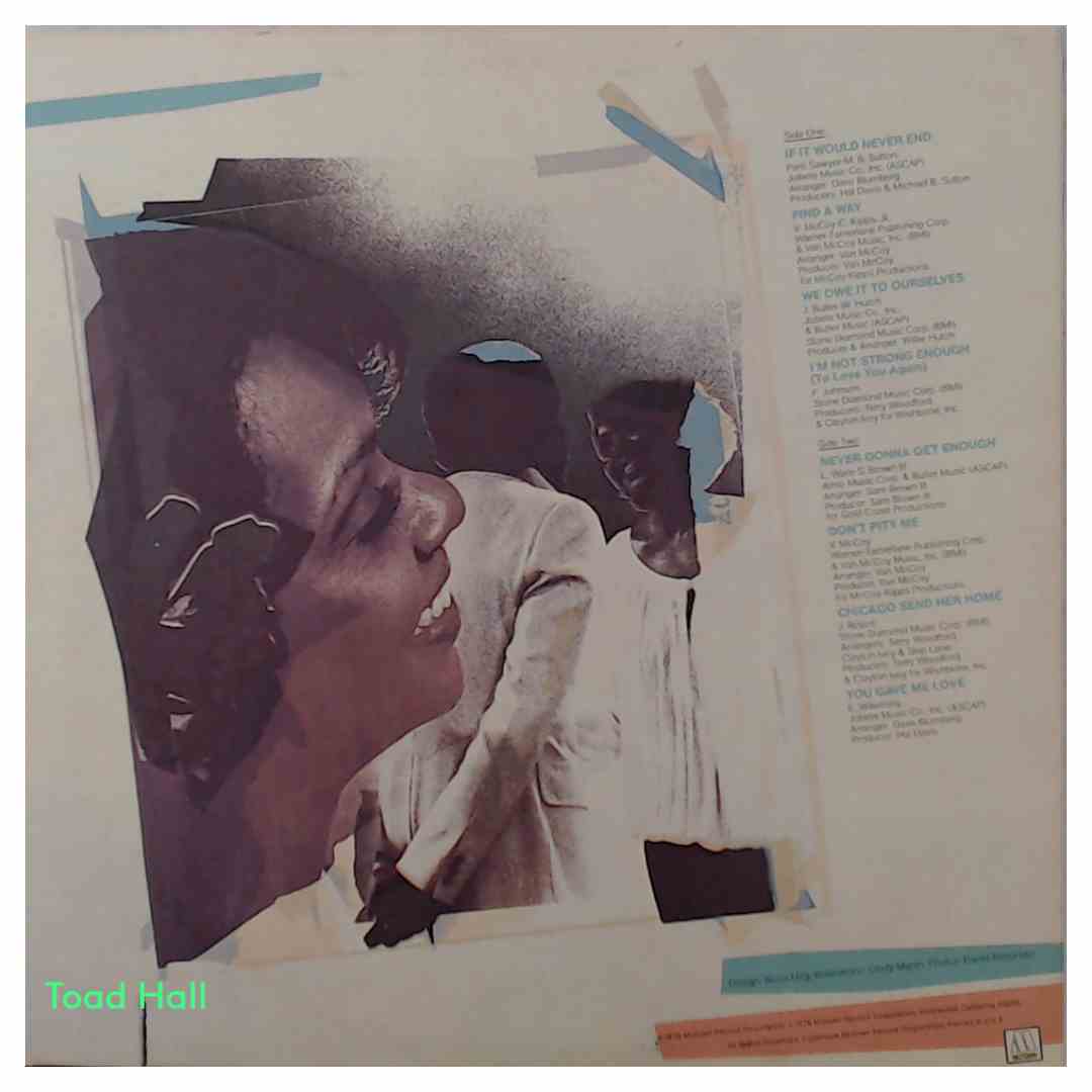 Thelma Houston and Jerry Butler - Two To One - Used Vinyl