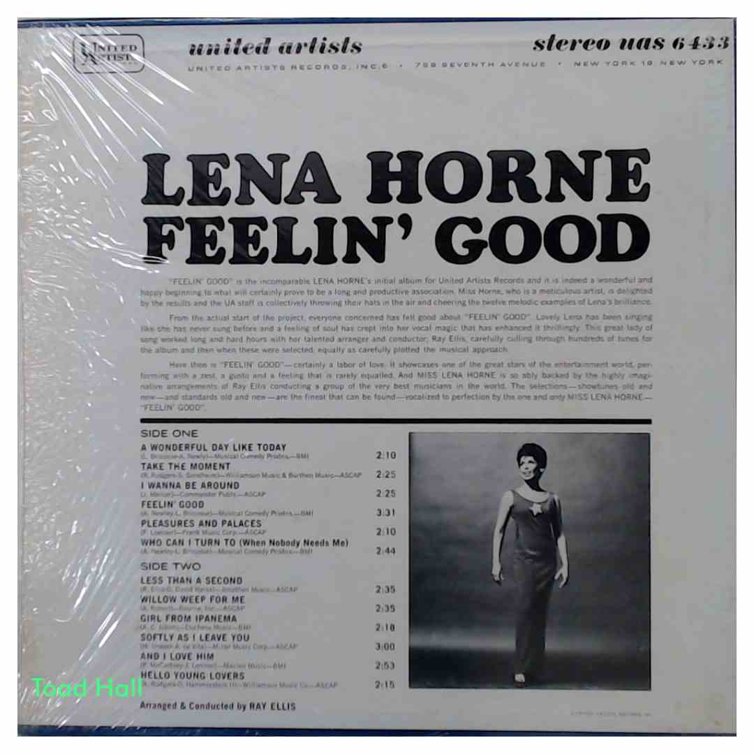 Lena Horne - Feelin' Good - Used Vinyl