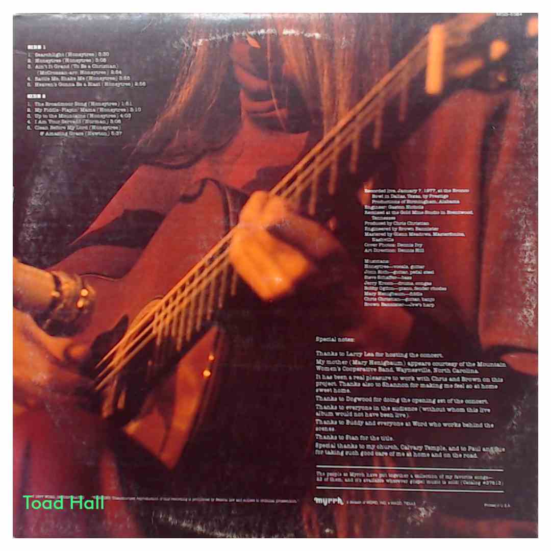Honeytree - Honeytree In Concert: Me And My Old Guitar - Used Vinyl