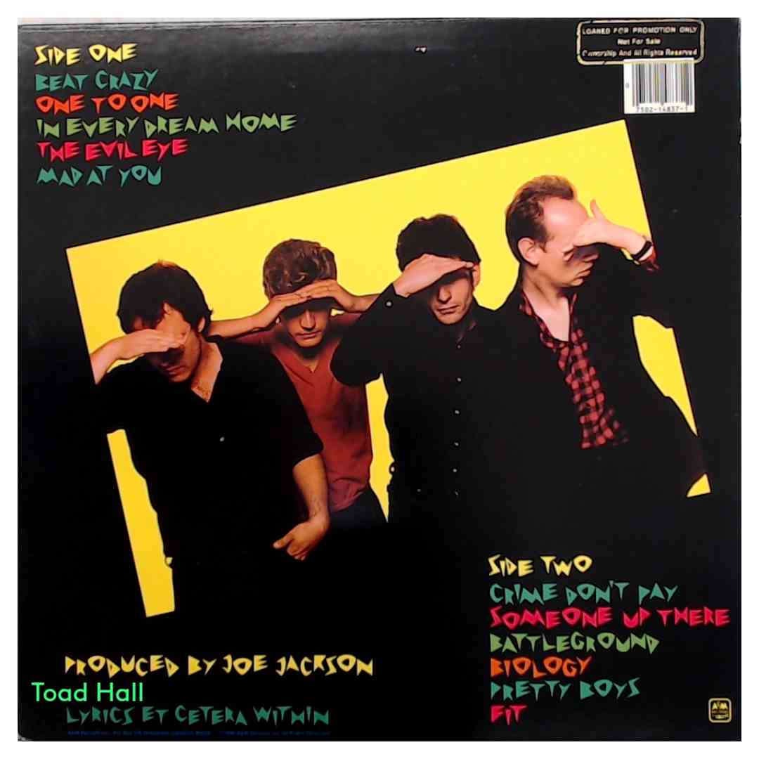 Joe Jackson - Beat Crazy (Promo Cover) - Used Vinyl