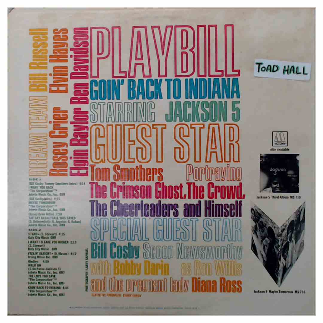 Jackson 5 - Goin Back to Indiana - Used Vinyl