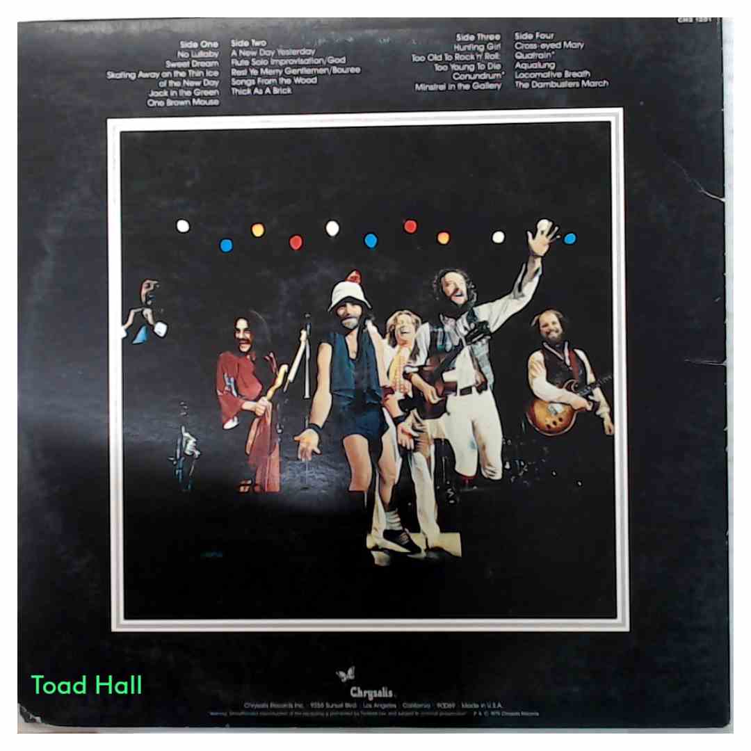 JETHRO TULL Bursting Out (Live) Used Vinyl