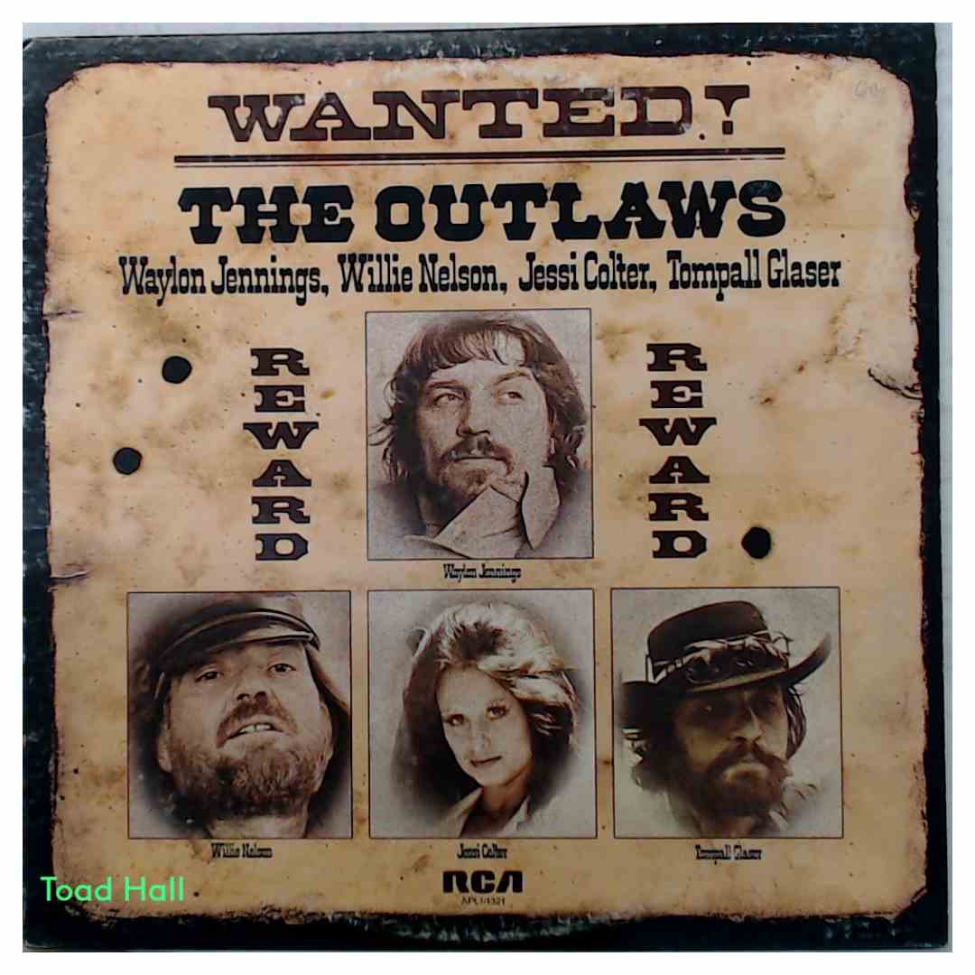 Waylon Jennings, Willie Nelson, Jessi Colter, Tompall Glaser - Wanted! The Outlaws - Used Vinyl