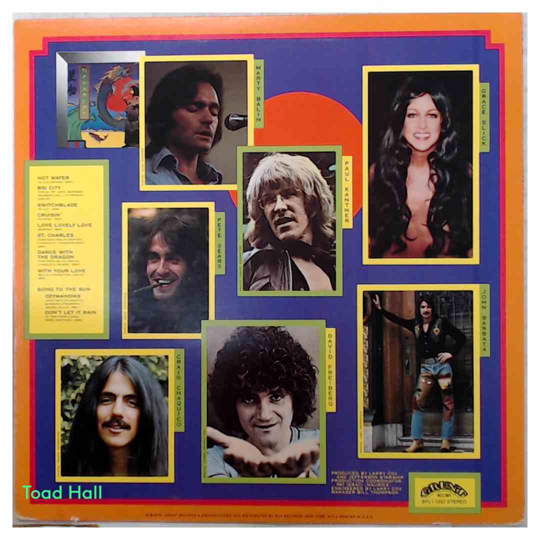 Jefferson Starship Spitfire Used Vinyl LP