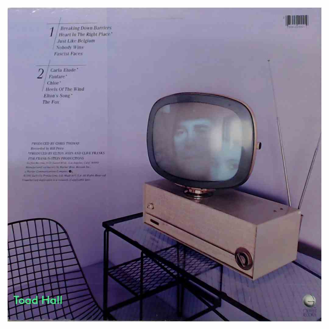 Elton John - The Fox - Used Vinyl