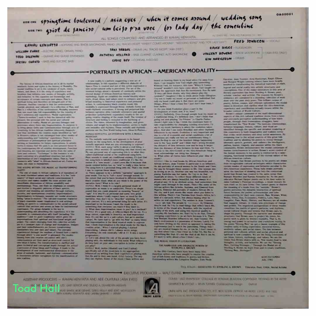 Kamau Kenyatta - Strong Men - Used Vinyl