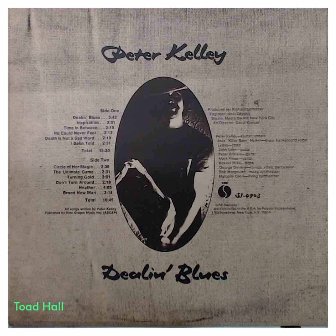 Peter Kelley - Dealin' Blues - Used Vinyl